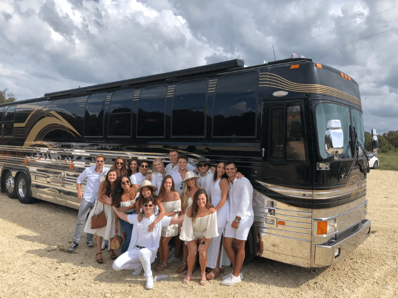 45 Foot Prevost Tour Bus